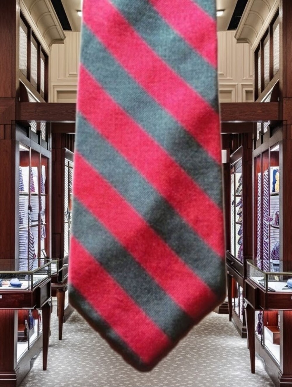 JOS. A. BANK Red and Black Executive Collection Necktie